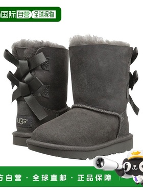 美国直邮【】UGG Kids|Bailey 纽扣蝴蝶结雪地靴透气女鞋