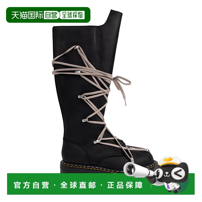 1h可退 香港直邮RICK OWENS 男士靴子 DM02E6811000109 AW2025 黑