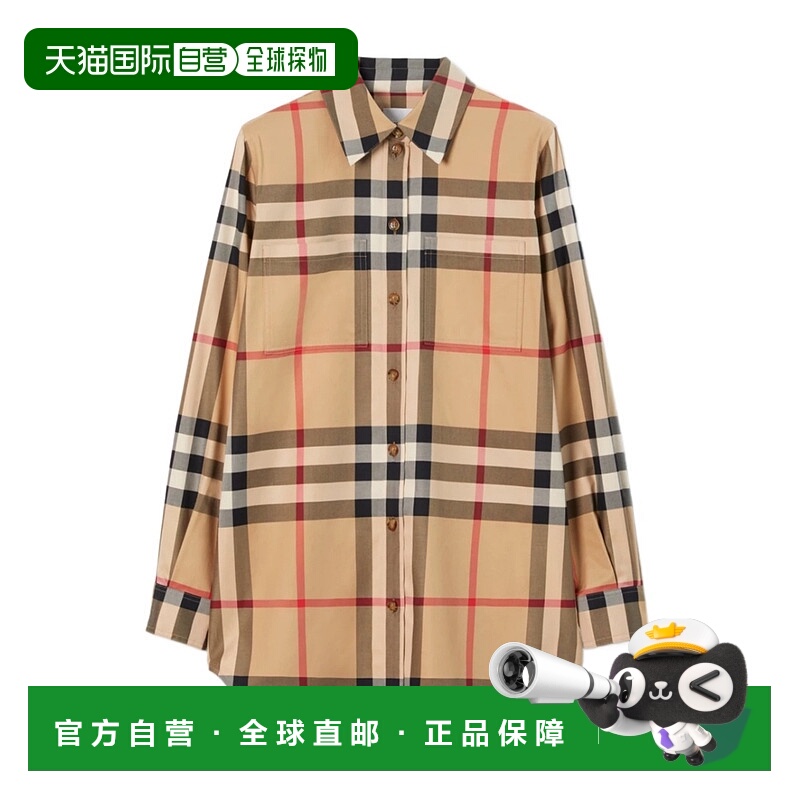 1h可退 香港直邮burberry 女士 上装T恤长袖博柏利