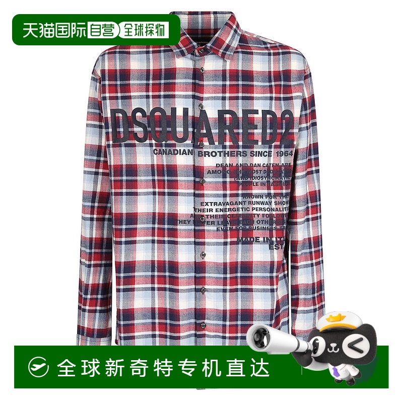 1h可退 香港直邮DSQUARED2 男士衬衫 S74DM0535S53989001F AW2021