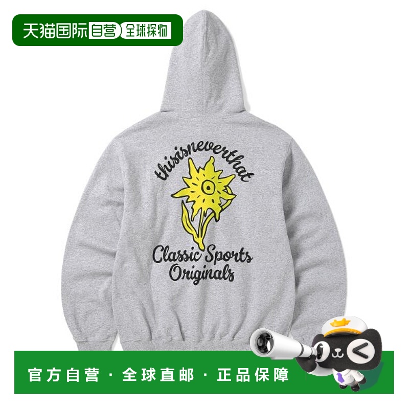 韩国直邮THISISNEVERTHAT 连帽衫Edelweiss Hoodie Heather GreyT