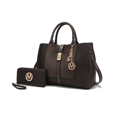 【美国奥莱】直发 mia k collection Yola Satchel 手提包配钱包