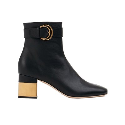 CHLOÉ 女士高跟鞋 C24A03HMC001 AW2024 黑色 Alizè短靴