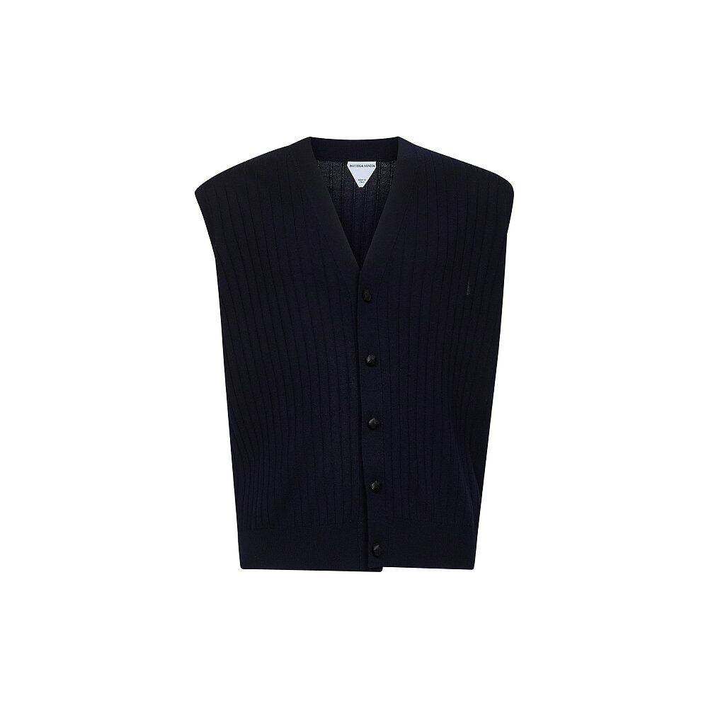 Bottega Veneta 葆蝶家 男士 羊毛罗纹开衫马甲 835333V5L70