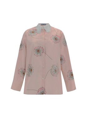 PRADA 女士衬衫 P419HSOOO14YOF0924 SS2024 粉红色