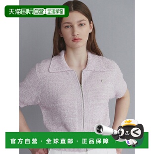 韩国直邮LOEUVRE 女士运动茄克/外套 Zip-up Short Sleeve Cardiga