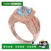 Suzy 蓝色 Levian 6.04 自营 蓝色托帕石戒指 纯银 TCW 美国奥