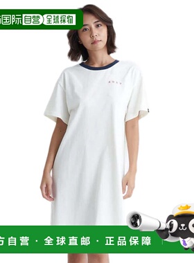 日本直邮ROXY 天堂迷失印花Logo膝长连衣裙 24SURDR242022OWT 连