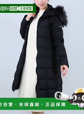 日本直邮TATRAS 女士长款羽绒服带毛领拼接和拉链连帽 - GANO LJX