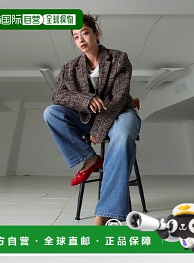 1h可退 日本直邮antiqua 女士高贵格调短款粗花呢夹克 PS00507