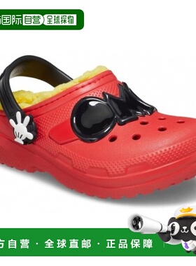韩国直邮crocs 儿童经典内衬木屐儿童毛茸茸拖鞋 208104-063