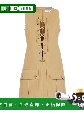 香港直邮Chloe 系带背心式连衣裙 25SRO36339