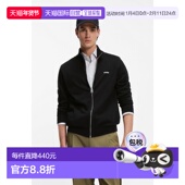 男士 自营欧洲直邮Hugo Boss 黑色棉拉链闭合立领夹克