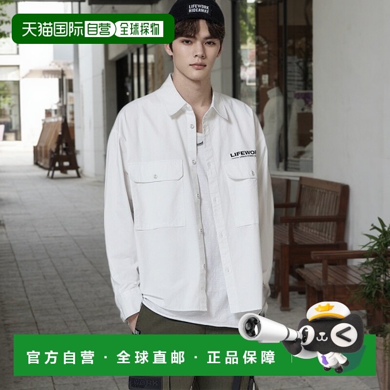 韩国直邮LIFEWORK 公用男士男衬衫LW211SR302新款