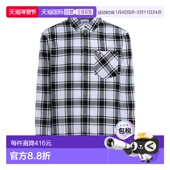 香港直邮潮奢 希尔费格 Tommy 1h可退 Hilfiger 汤米 男士 格纹衬