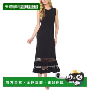 黑色 Midi连衣裙 美国奥莱直发 Baker 自营Ted