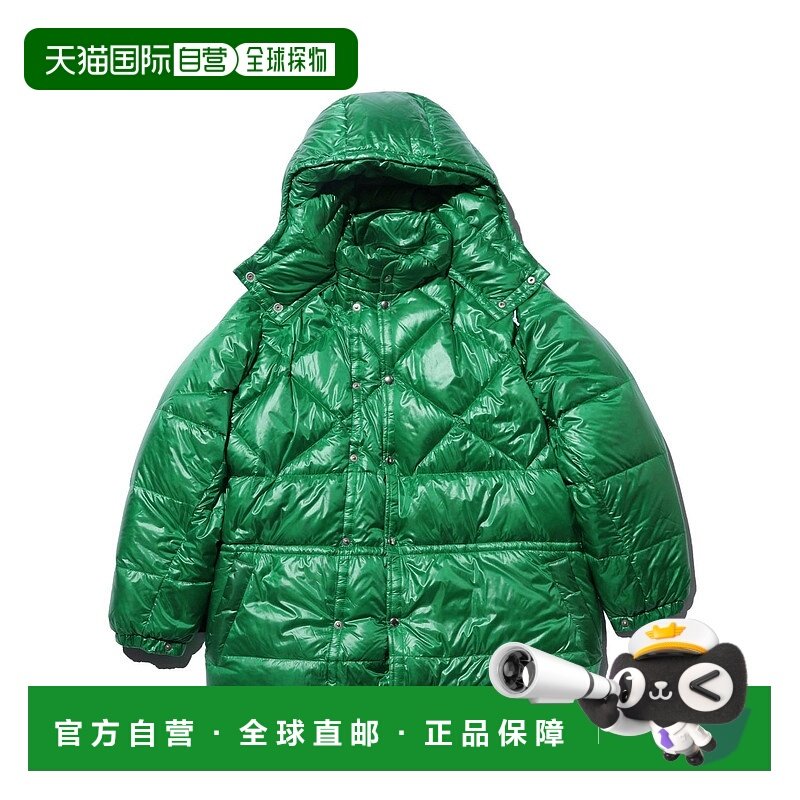 1h可退 日本直邮BEAMS PLUS男装宽松版型羽绒夹克半拉链双口袋设