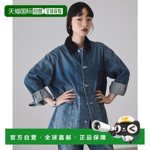 女士 1h可退 Rope 深厚复古风牛仔卡其双面穿连 日本直邮Adam