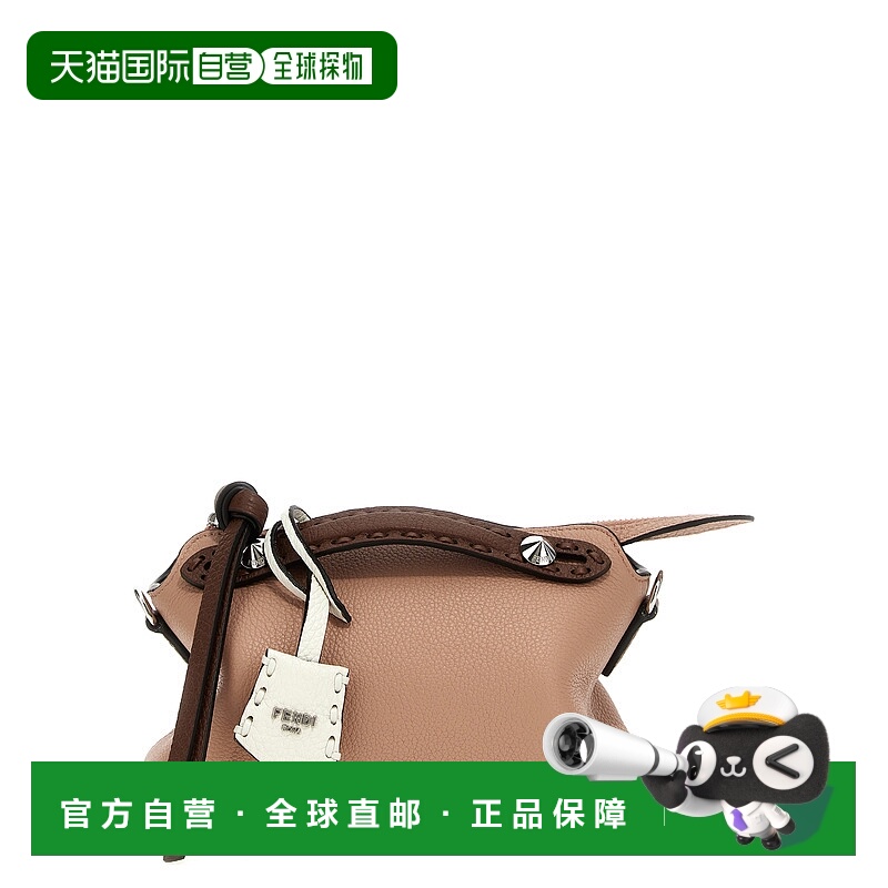 香港直邮FENDI 女士斜挎包 8BS098AUS8F1SNC手提包单肩包