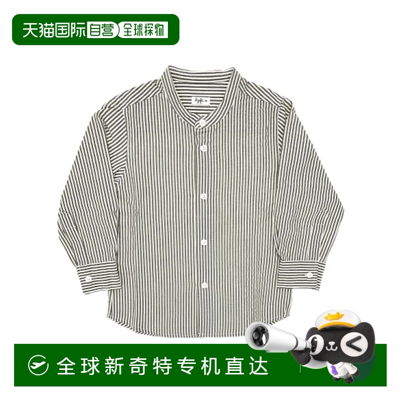1h可退 香港直邮IL GUFO 男童衬衫 P25CL016C1080562 SS2025 灰色