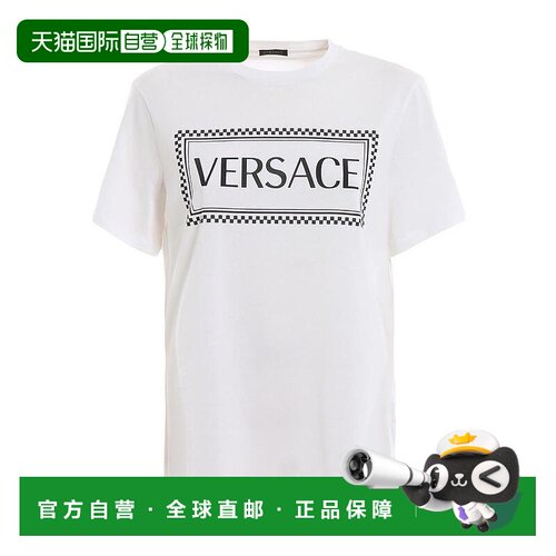 香港直邮Versace 复古徽标T恤 A83915A228806A2048短袖