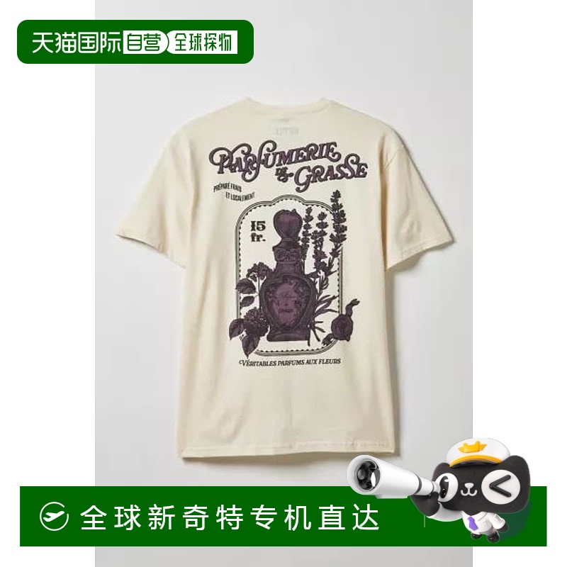 1h可退 【美国直邮】urban outfitters 男士 上装T恤短袖纯棉印花