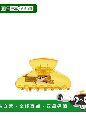 1h可退 香港直邮ETRO 女士发饰 04396193 SS2025 黄色 徽标发夹