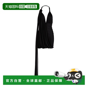 1h可退 香港直邮Blumarine 蓝色情人 女士 短款连衣裙 black黑色