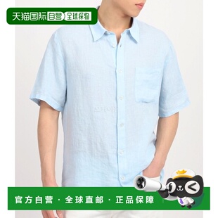 韩国直邮A.P.C 贝里尼短袖亚麻睡衣衬衫 (LIAEK H12551 IAB)上衣