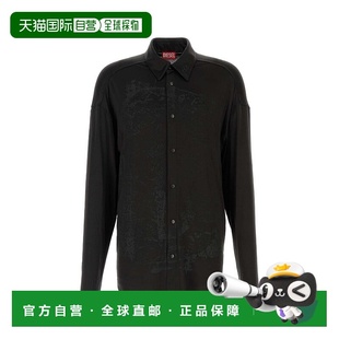 A181730HJBF9XX 衬衫 SS2025 黑色 str 香港直邮DIESEL Black 男士
