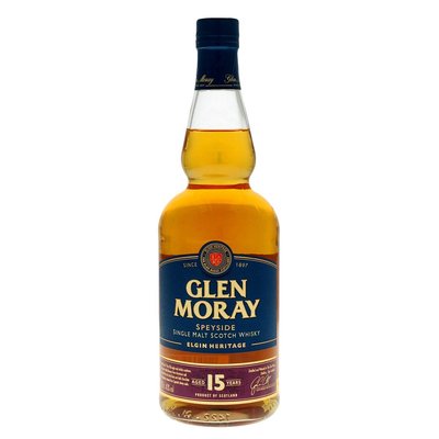 欧洲直邮Glen Moray格兰莫雷威士忌40度700ml15年单一麦芽英国