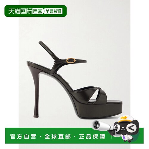 1h可退 美国直邮SaintLaurent圣罗兰Debbie女士高跟鞋凉鞋