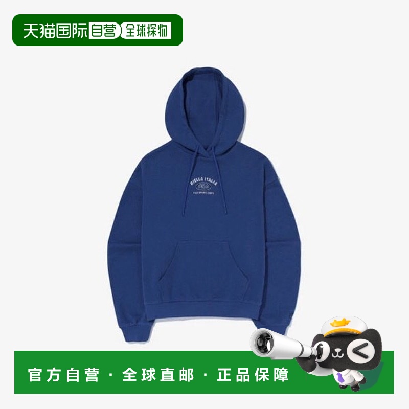 韩国直邮FILA Wheela 连帽衫 TQJ FS2POG3153F-BUE 半卷边小徽标