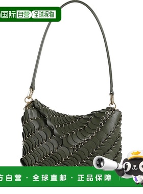 1h可退 香港直邮Rabanne 女士 Paco 頂部提把翻蓋包 25ASS0424CLF