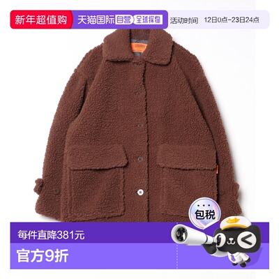 1h可退 日本直邮UNIVERSAL OVERALL 女士 宽松中长款外套 大纽扣