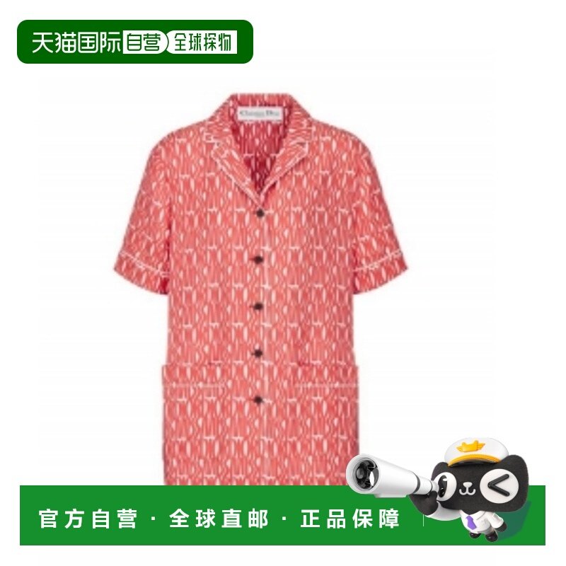 香港直邮DIOR 女士POLO衫 521V29A6581X4835 SS2025 花色