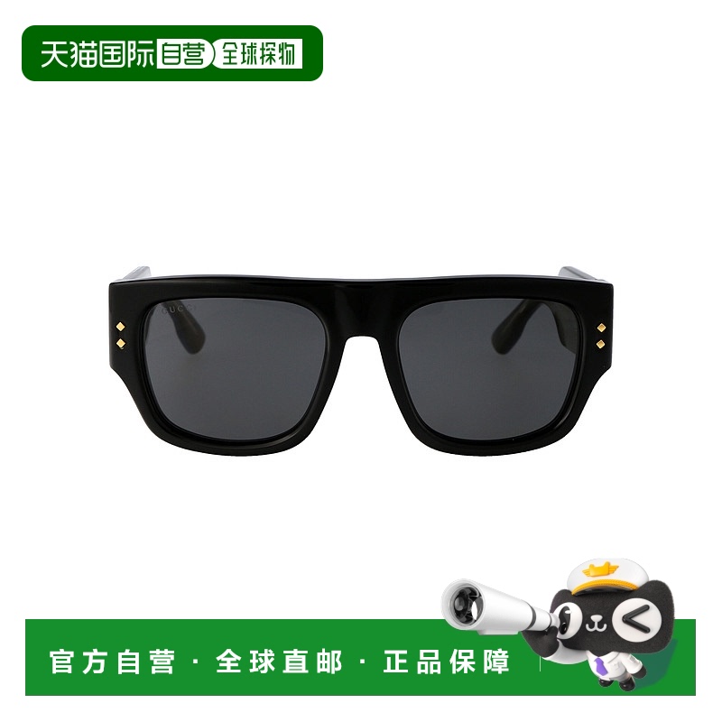 1h可退 香港直邮GUCCI 男士太阳镜 GG1262S001 CO 黑色 GUCCI Sun