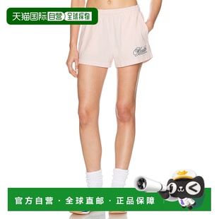 1h可退 香港直邮SPORTY & RICH 女士 Health Script 迪斯科短裤 S