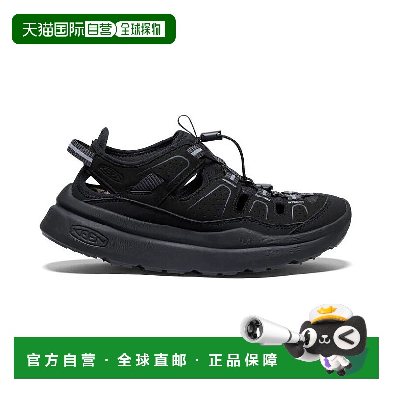 日本直邮KEEN 女士 Double Cay 450 凉鞋 1028921 黑色
