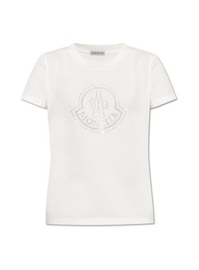 MONCLER 女士T恤 K20938C0001389AB2033 CO 白色 短袖T恤