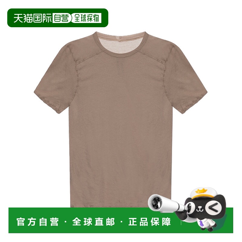 香港直邮Rick Owens 短袖T恤 RU01E5264UC潮流穿搭时尚透气高级感