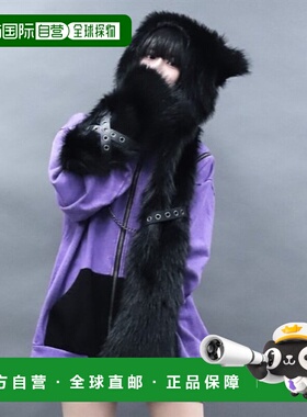 1h可退 日本直邮NIBBLE POISON 女装 猫耳仿毛领围巾 TS633X01NP