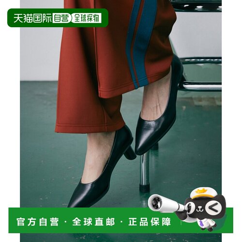 1h可退 日本直邮piu comoda 女士 点尖头舒适短靴 4cm椭圆跟 设计