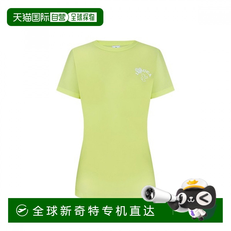 1h可退 韓國(guó)直郵路易卡斯特爾女款?lèi)?ài)露卡純色運(yùn)動(dòng)基礎(chǔ)短袖T恤