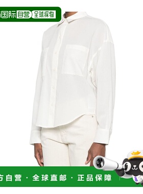 香港直邮CALVIN KLEIN 女士衬衫 K20K208428YAS SS2025 白色