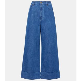 高腰阔腿牛仔裤 女士 000276 华伦天奴 Valentino