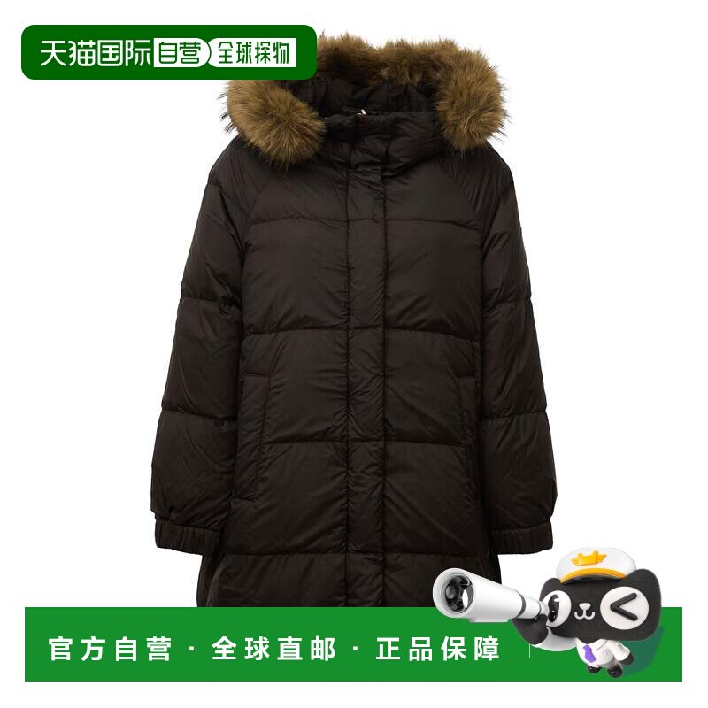 自营max mara可逆Anfora Down Parka-黑色 美国奥莱直发