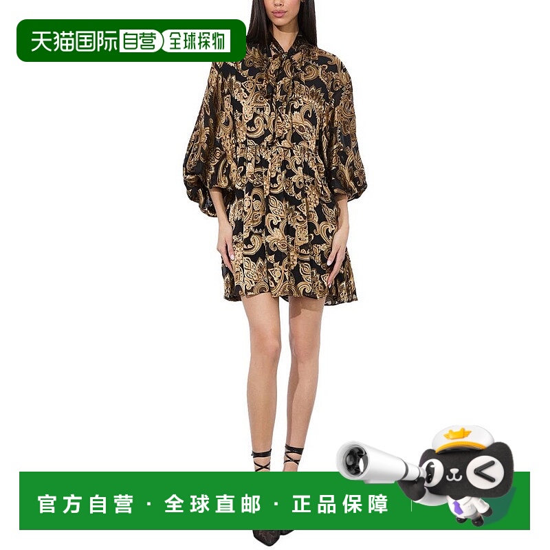 1h可退 【美国直邮】alice + olivia 女士 连衣裙真丝优雅