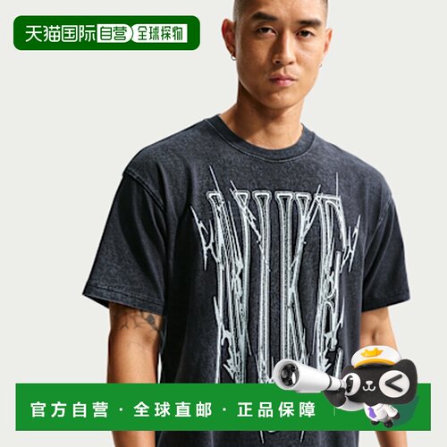 日本直邮Nike Max90 纯棉宽松圆领套头短袖T恤 男款
