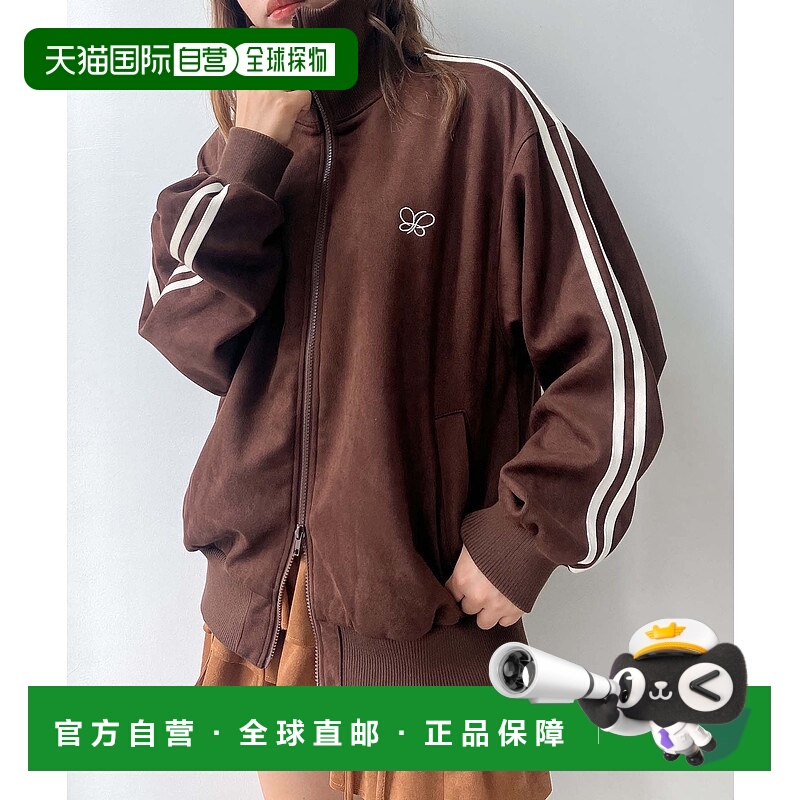 1h可退 日本直邮AS KNOW AS plus 男女同款 斜纹绒感侧边条纹双拉